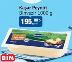 BİNVEZİR KAŞAR PEYNİRİ